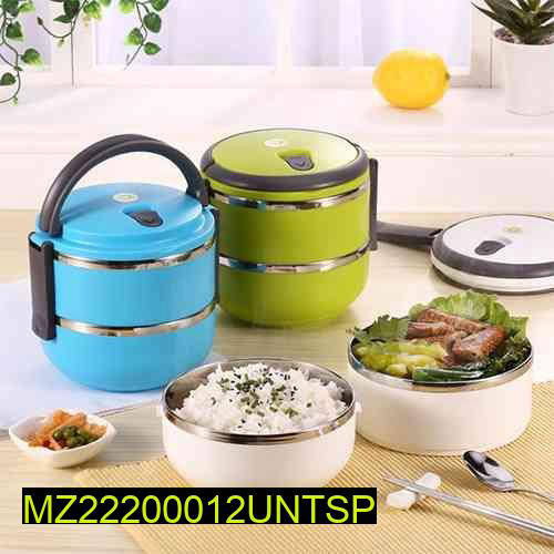 Imported Two Layer Stainless Steel Lunch Box