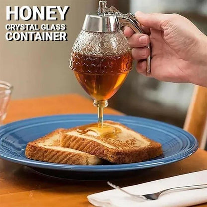 Honey Syrup Glass Jar