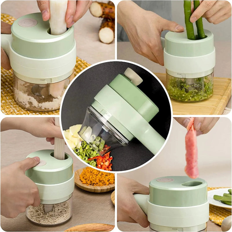 2-in-1 Electric Handheld Cooking Hammer & Food Chopper