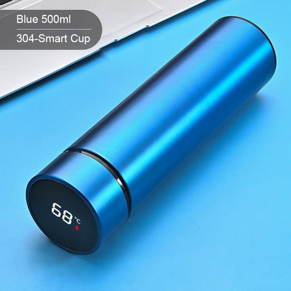 500ml Smart Water Bottle with LED Temperature Display & Stainless Steel