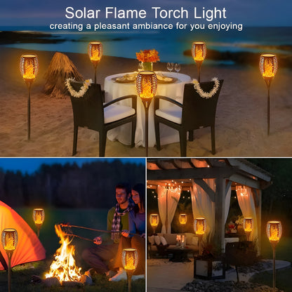 XF-6017 Solar Flame LED Light Lamp for Stunning Outdoor Decor