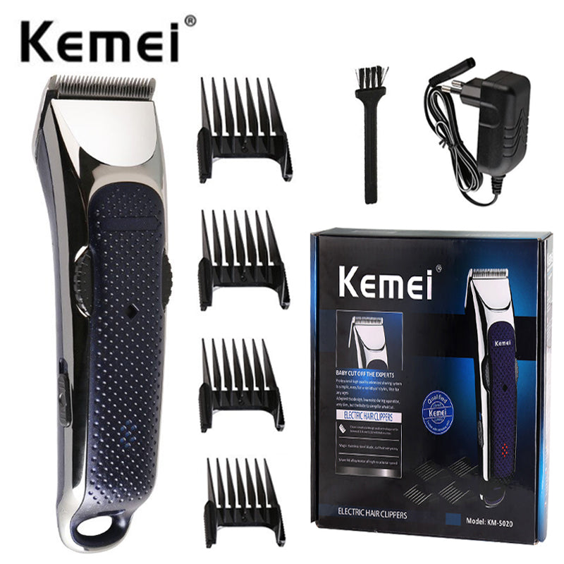 Kemei KM-5020 Rechargeable Hair Clipper for precise beard & hair cuts.