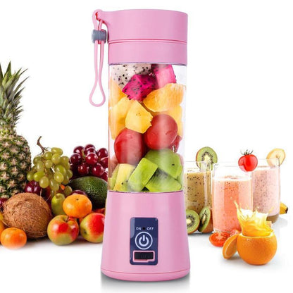 6-Blade USB Portable Juice Blender & Electric Smoothie Maker